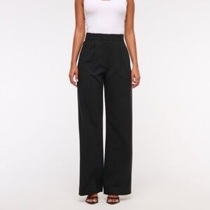 Classic Black Women's Wide-Leg Pants